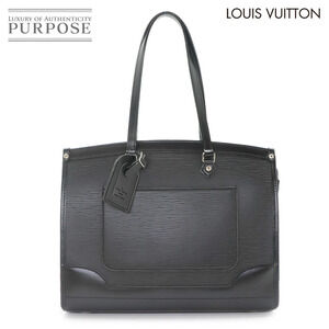Louis Vuitton Madeleine Epi Tote Bag Leather Noir Black